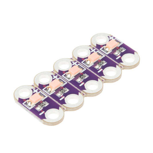 Sewable Green LED Module- 3VDC (5pcs)