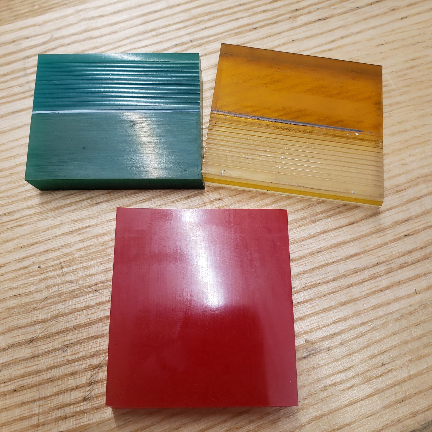 Rubber Inking Cards / Squeegee