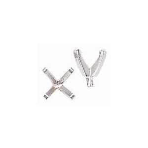 Sterling Silver 4-Claw Head (ea)